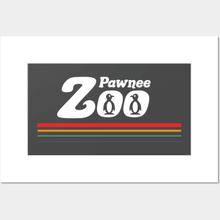 Pawnee Zoo Rainbow Penguins Posters and Art